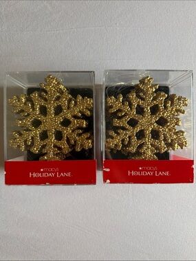 Macy's snowflake ornaments 2009